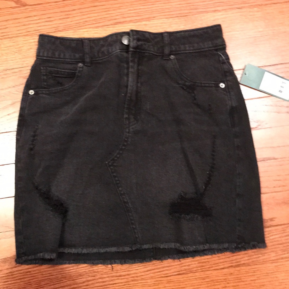Wild Fable Black Denim Skirt